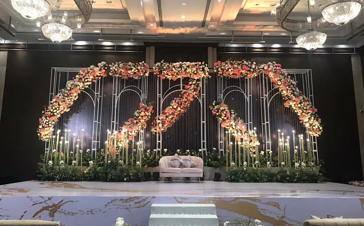 Luxury wedding reception India by Vows Vachan planners