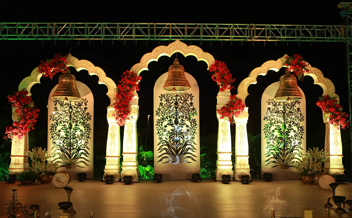 Luxury wedding ceremony decor by Vows Vachan India